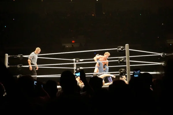 Honolulu Június 2016 Wwe Birkózó Chris Jericho Tesz Dean Ambrose — Stock Fotó