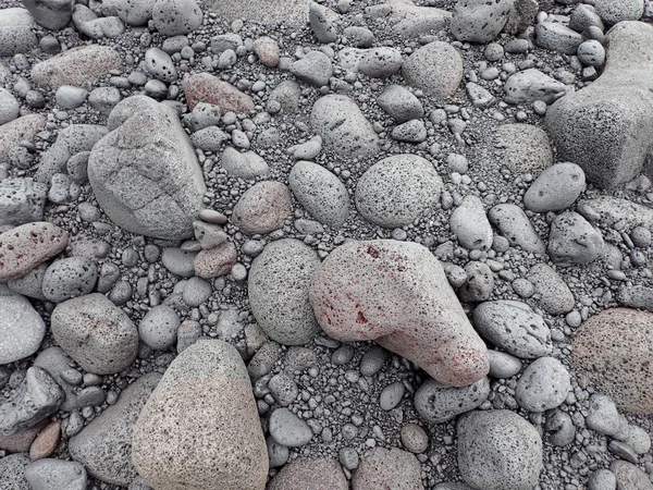 Lava Rock Black Sand Rocks Close Big Island Hawaii —  Fotos de Stock