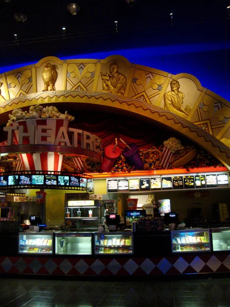 San Francisco July 2010 Movie Theater Concession Stand Amc Metreon — Stock Photo, Image