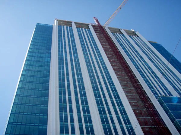 San Francisco June 2007 Construction Blue Modern Intercontinental San Francisco — Stock Photo, Image