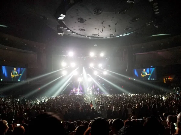 Honolulu Novembro 2016 Músico Sting Toca Blaisdell Arena Com Iluminação — Fotografia de Stock