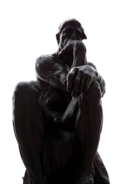 San Francisco - 10 Eylül 2013: Rodin'in düşünen devlet onur San Francisco, Close-up.                               