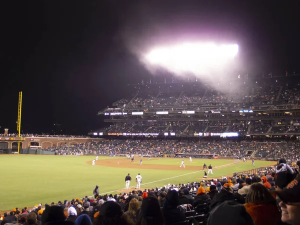 San Francisco Haziran 2013 Meyilli Alır Yol Giants Beysbol Padres — Stok fotoğraf