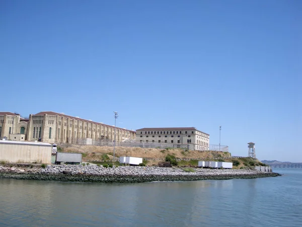 San Quentin Καλιφόρνια Κρατική Φυλακή Λαμβάνονται Από Ένα Περαστικό Πλοίο — Φωτογραφία Αρχείου