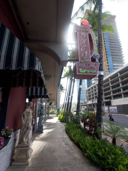 Honolulu Ocak 2016 Buca Beppo Restoran Honolulu Buca Beppo Talyan — Stok fotoğraf