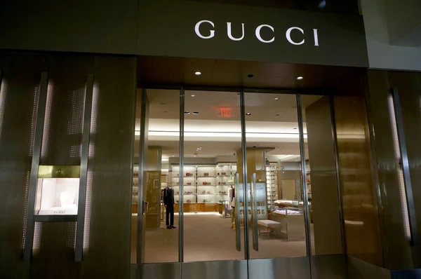 Honolulu Kasım 2015 Gucci Mağaza Ala Moana Alışveriş Merkezinde Gucci — Stok fotoğraf