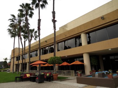 Manhattan Beach, California - 24 Ocak 2014: Alan at Westdrift Manhattan Beach Restoran ve mekân. Westdrift Manhattan Beach kıyı Kaliforniya'nın Manhattan Beach bir butik oteldir. Lax ve arabayla kısa bir mesafede yakın yakınında 