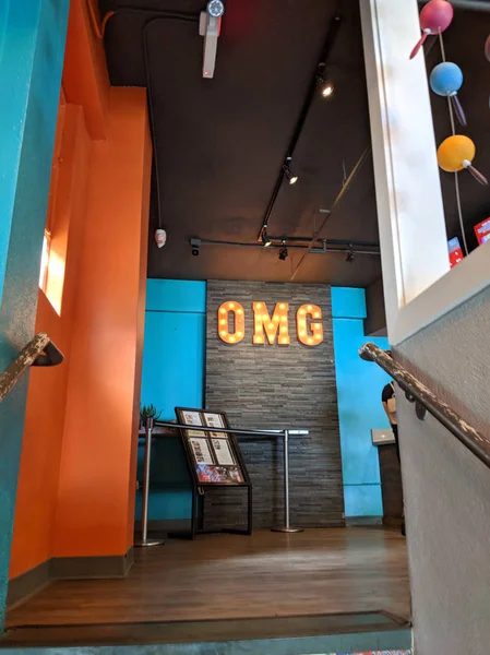 Waikiki Junho 2018 Entrada Para Omg Oahu Mexican Grill — Fotografia de Stock