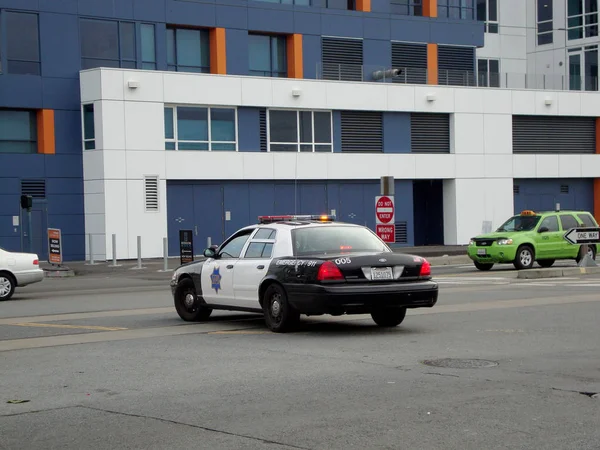 San Francisco Kalifornia Stycznia 2010 Ford Crown Victoria Sfpd Policji — Zdjęcie stockowe