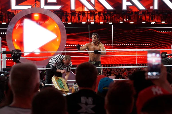 Santa Clara Marzo Wrestlemania Seth Rollins Saca Provecho Dinero Contrato — Foto de Stock