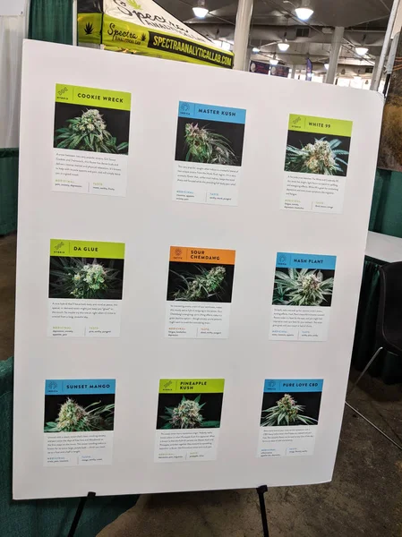 호놀룰루 2018 블레델 하와이 대마초 엑스포에 전시에 치료에 대마초 호놀룰루 — 스톡 사진
