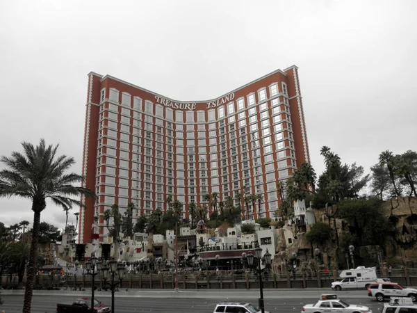 Las Vegas Febbraio 2010 Treasure Island Hotel Casino Noto Anche — Foto Stock