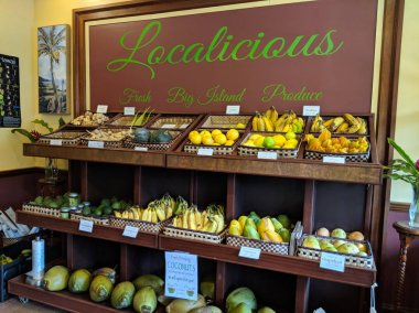 Kohala Yetiştirilen Pazar Localicious Taze Big Island Üretmek