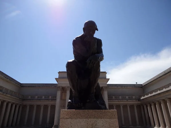 Zbliżenie Rodin thinker — Zdjęcie stockowe