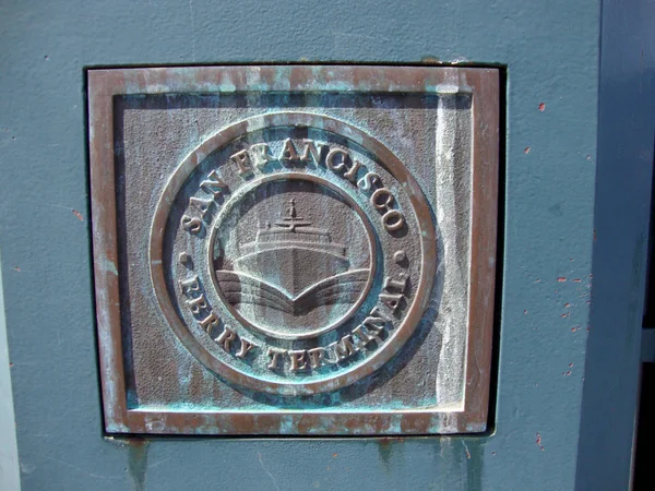 San Francisco Ferry Terminal - Sign — Stock Photo, Image