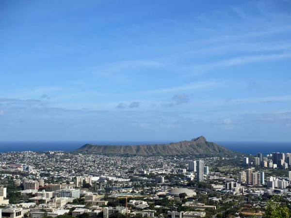 diamondhead, kapiolani park, waikiki, havadan görünümü ala wai olabilir