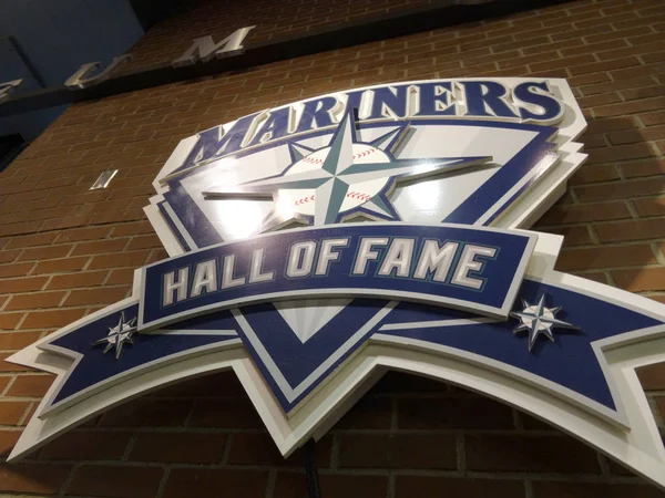 Mariners Hall of Fame Plague on the wall — Stock Photo, Image