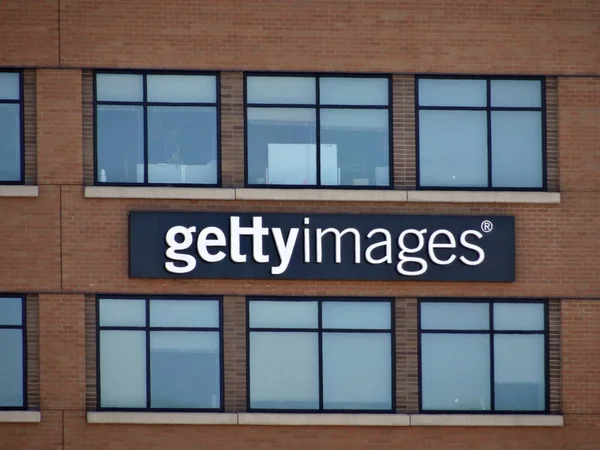Getty Images Regístrate en el lado de Building — Foto de Stock