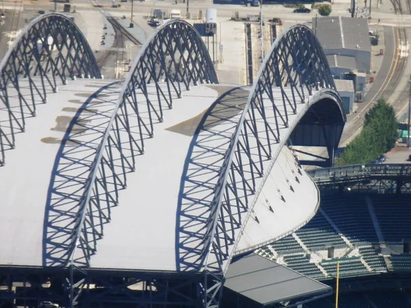 Vista aérea da Cúpula Aberta do Campo Safeco — Fotografia de Stock