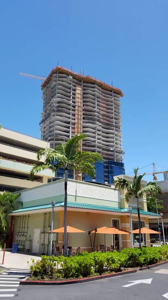 Centro comercial Ward Village y condominio de lujo Anaha en construcción —  Fotos de Stock