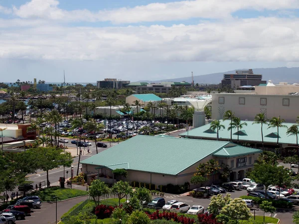 Aerial View Of Pier 1 Imports and Ward Village in Kakaʻako — Φωτογραφία Αρχείου