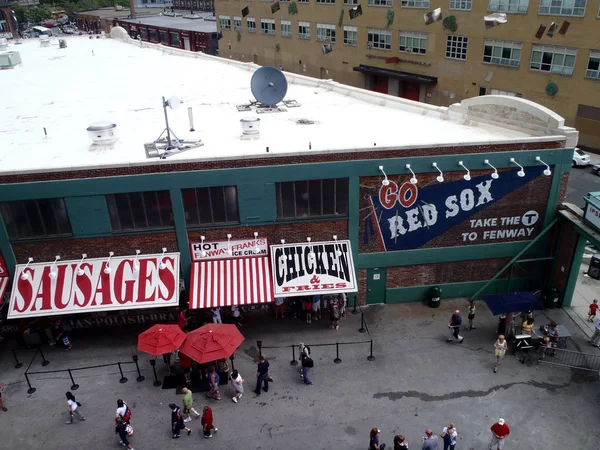 Aerial of Entrance to Fenway Park — Stock Photo, Image