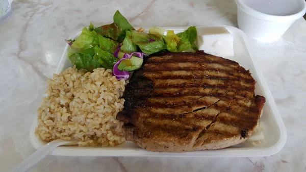 Grilled Ahi Steak — Stock Photo, Image