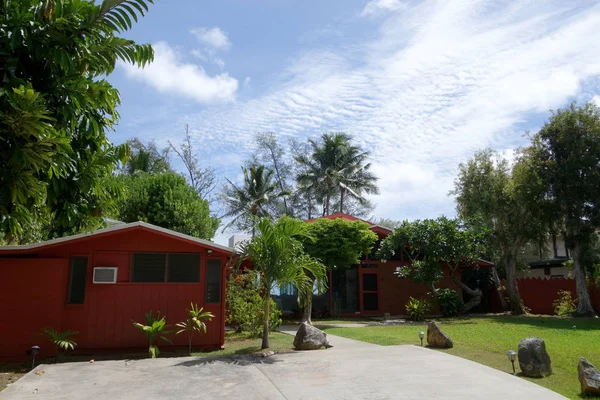 Patio delantero de Waimanalo Beach House — Foto de Stock