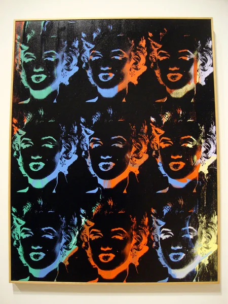 Andy Warhol, Marilyn Monroe, 1967, serigrafía en exhibición — Foto de Stock