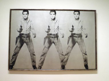 Andy Warhol tarafından Üçlü Elvis sanat eseri