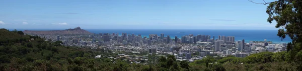 Vue panoramique sur la montagne d'Honolulu — Photo