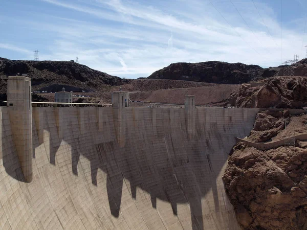 Hoover dam ściany — Zdjęcie stockowe