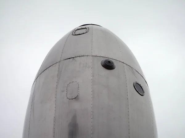 40英尺的雷枪哥特式火箭炮雕塑顶部 — 图库照片