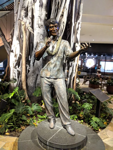 Statua Don Ho na Międzynarodowym Rynku — Zdjęcie stockowe