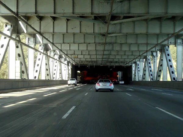 San Francisco May 2011 Cars Trucks Drive Bay Bridge Lower — Stock Photo, Image