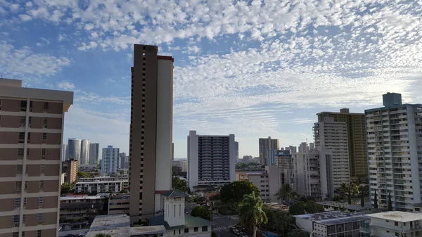 Makiki Honolulu Paysage Urbain Regardant Vers Océan Haut Avec Des — Photo