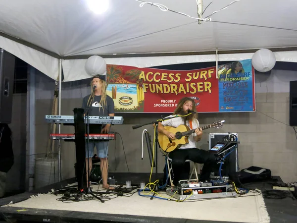 Honolulu Junio 2015 Mike Love Band Toca Música Aire Libre —  Fotos de Stock
