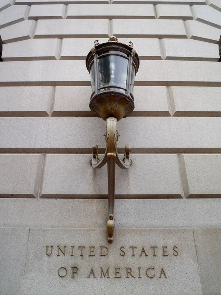 San Francisco July 2010 United States America Sign Exterior Light — Stock Photo, Image