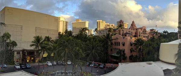 Waikiki Outubro 2019 Área Entrega Royal Hawaiian Hotel Shopping Center — Fotografia de Stock