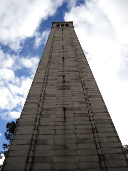 Torre Dell Orologio Campanile Della California Sather Tower Nel Campus — Foto Stock