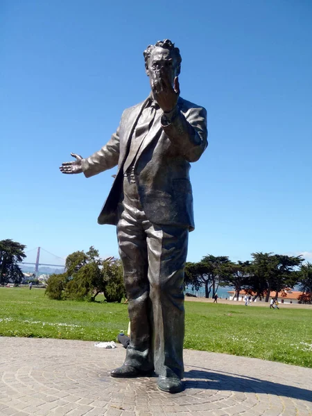 San Francisco Septiembre 2010 Estatua Del Congresista Phillip Burton 1926 —  Fotos de Stock