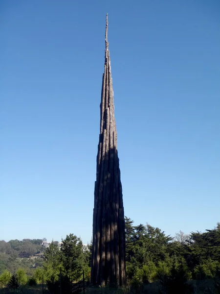 San Francisco Kalifornien September 2010 Spire Skulptur Den Världsberömde Konstnären — Stockfoto