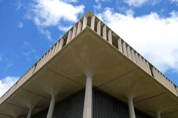 Honolulu September 2017 Looking Hawaii State Capitol Building Honolulu Oahu — Stock Photo, Image