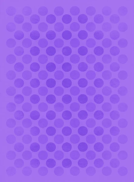 レトロな色あせた光紫色の背景に紫の円パターン — ストック写真