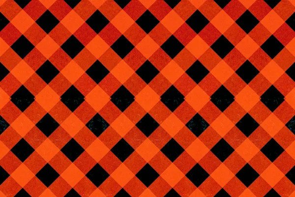 Arancione Strutturato Criss Cross Pattern Uno Sfondo Nero — Foto Stock