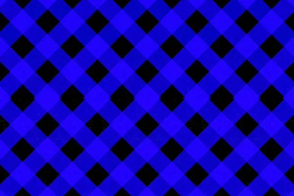 Modrá Texturou Křížový Vzor Černém Pozadí — Stock fotografie