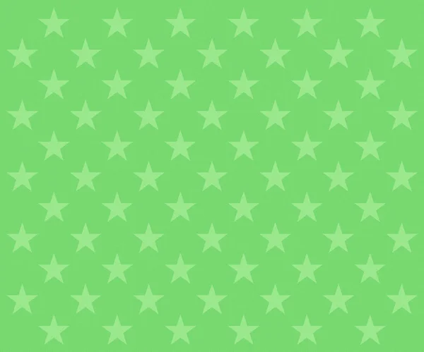 Repeating Faded Green Stars Pattern Textured Green Background — Stock Photo, Image