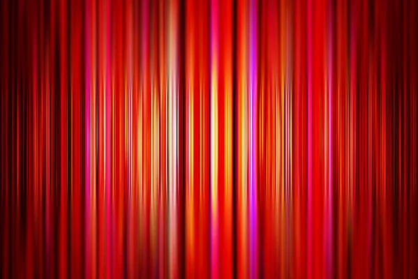 Abstraktní Pozadí Červené Žluté Pruhy Selektivní Fokus Reflektor — Stock fotografie