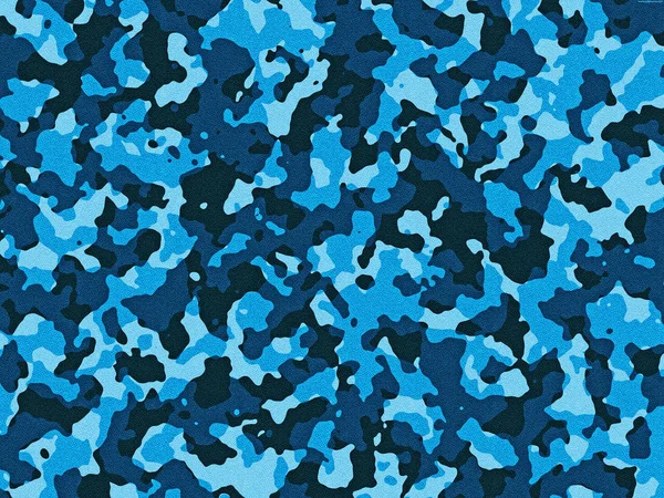 Texturizado Padrão Camuflagem Azul Preto — Fotografia de Stock