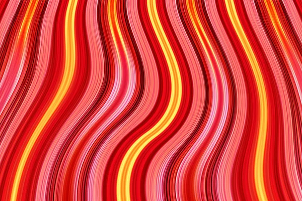 Colourful Red Yellow Wavy Stripes Background — Stock Photo, Image